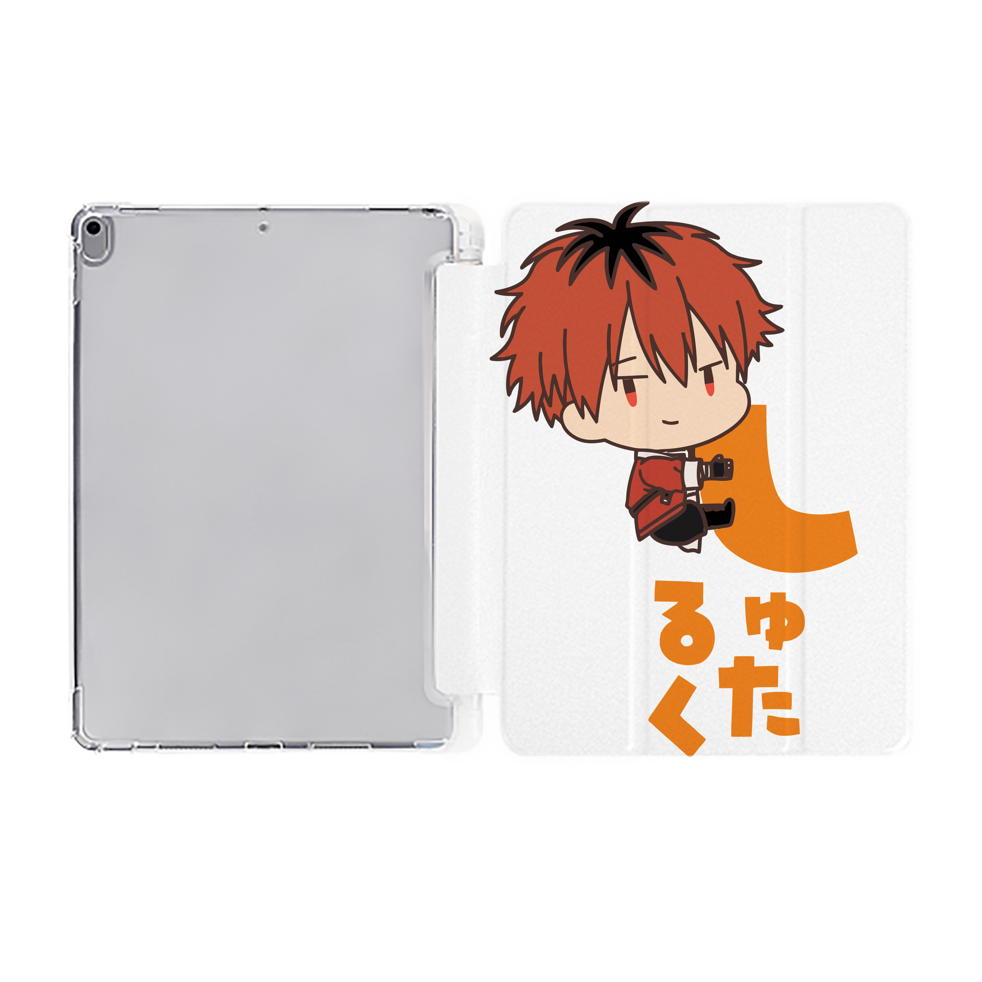 （画像用） 葬送のフリーレン Frieren IPad ケース ペン収納付き 三つ折りスタンド PUレザー×シリコン 対応機種9.5/10.5/10.9インチ